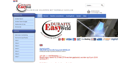 Desktop Screenshot of durafixeasyweld.nl
